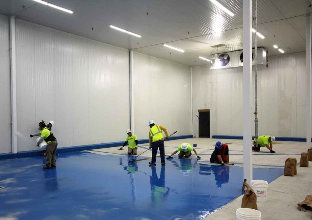 Epoxy floor coating — warehouse
